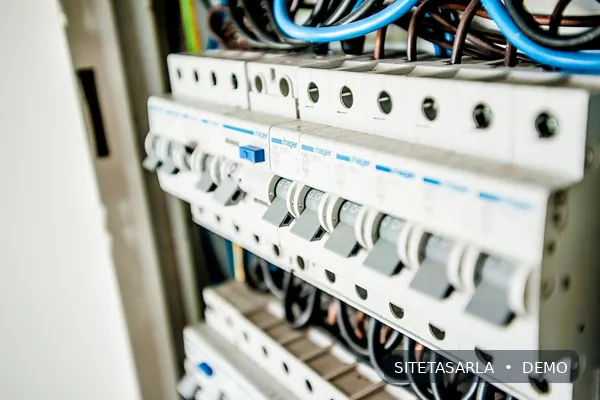 Elektrik panosu detay fotoğrafı